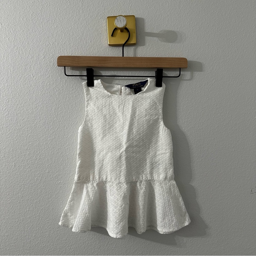 Polo Ralph Lauren Eyelet Peplum Top‎ 5